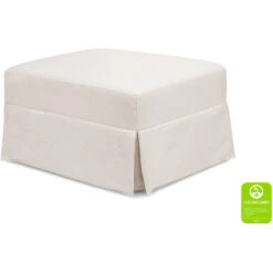 Namesake Crawford Gliding Ottoman 19 Namesake Crawford Gliding Ottoman -Kids Furniture M21785PCMEW White Background Main Greenguard 00