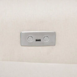 Namesake Harbour Electronic Recliner & Swivel Glider With USB Port 28 Namesake Harbour Electronic Recliner & Swivel Glider With USB Port -Kids Furniture M21987PCMEW White Background 06