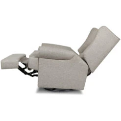 Namesake Harbour Electronic Recliner & Swivel Glider With USB Port 35 Namesake Harbour Electronic Recliner & Swivel Glider With USB Port -Kids Furniture M21987PGEW White Background 04