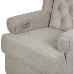 Namesake Harbour Electronic Recliner & Swivel Glider With USB Port 36 Namesake Harbour Electronic Recliner & Swivel Glider With USB Port -Kids Furniture M21987PGEW White Background 05