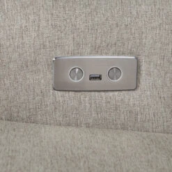 Namesake Harbour Electronic Recliner & Swivel Glider With USB Port 37 Namesake Harbour Electronic Recliner & Swivel Glider With USB Port -Kids Furniture M21987PGEW White Background 06