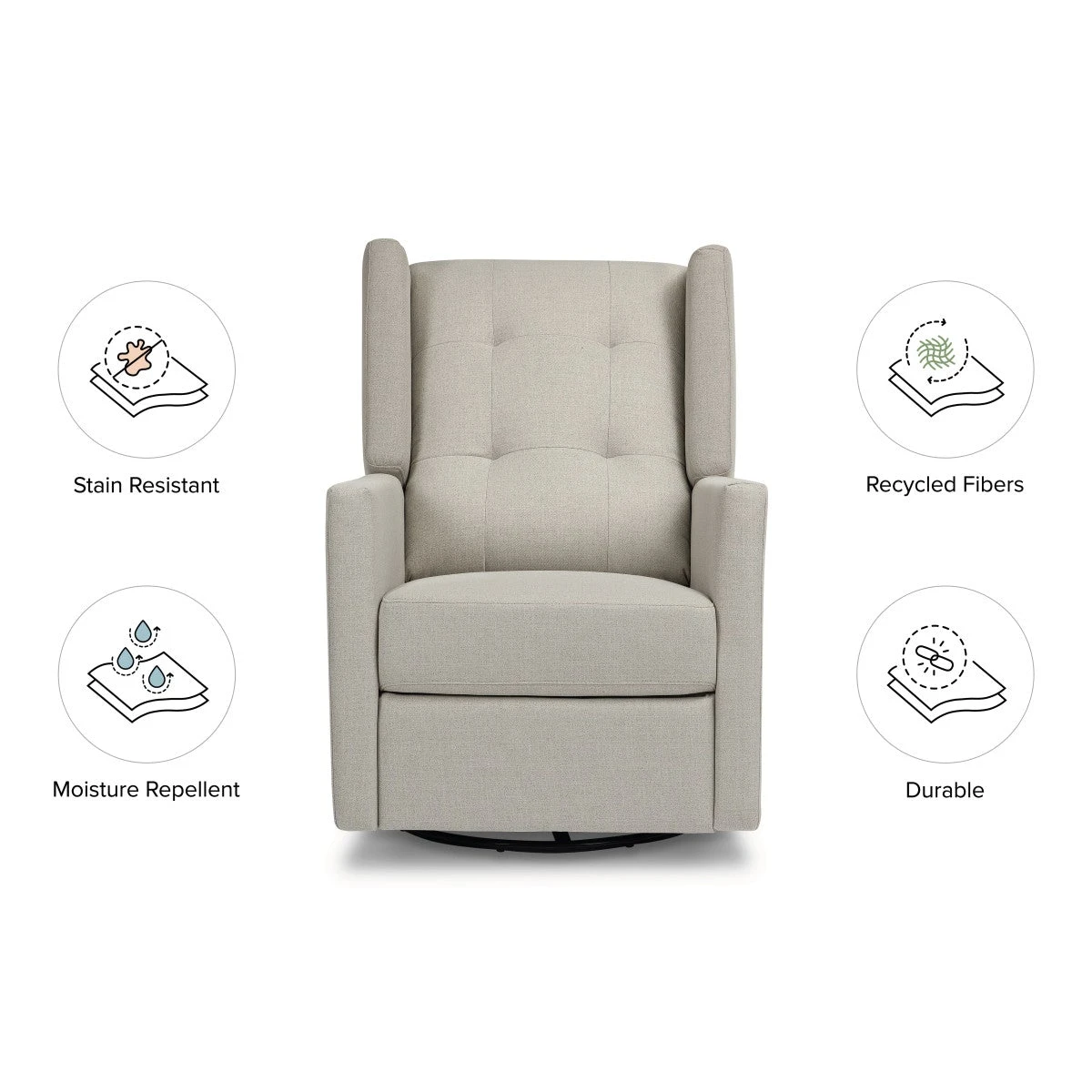 Franklin & Ben Austen Recliner And Swivel Glider 7 Franklin & Ben Austen Recliner And Swivel Glider - Image 5