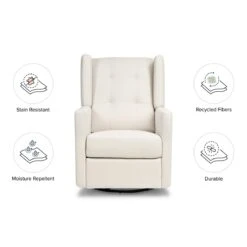 Franklin & Ben Austen Recliner And Swivel Glider 35 Franklin & Ben Austen Recliner And Swivel Glider -Kids Furniture M22087PNET White Background 02
