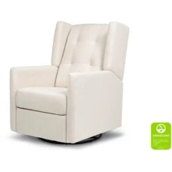 Franklin & Ben Austen Recliner And Swivel Glider 41 Franklin & Ben Austen Recliner And Swivel Glider -Kids Furniture M22087PNET White Background Main Greenguard 00