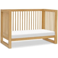 Namesake Nantucket 3-in-1 Convertible Crib -Kids Furniture M23301HY White Background 04
