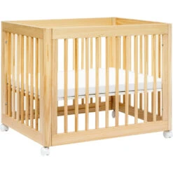 Babyletto Yuzu 8-in-1 Convertible Crib With All-Stages Conversion Kits 39 Babyletto Yuzu 8-in-1 Convertible Crib With All-Stages Conversion Kits -Kids Furniture M23401N White Background 08
