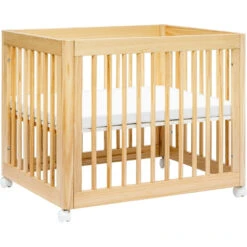 Babyletto Yuzu 8-in-1 Convertible Crib With All-Stages Conversion Kits 40 Babyletto Yuzu 8-in-1 Convertible Crib With All-Stages Conversion Kits -Kids Furniture M23401N White Background 09
