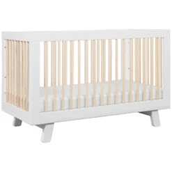 Babyletto Hudson 3-in-1 Convertible Crib With Toddler Bed Conversion Kit 28 Babyletto Hudson 3-in-1 Convertible Crib With Toddler Bed Conversion Kit -Kids Furniture M4201WNX White Background Main 01 3348c316 728b 4653 9fee 68019cc211fd