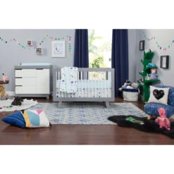 Babyletto Hudson 3-Drawer Changer Dresser With Removable Changing Tray -Kids Furniture M4223GW Lifestyle 05 a97d0eb1 6863 4afd 967e 97007f138103