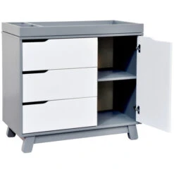 Babyletto Hudson 3-Drawer Changer Dresser With Removable Changing Tray -Kids Furniture M4223GW White Background 02 85f5ecb2 5ef4 40cc 9e87 523b03973d51