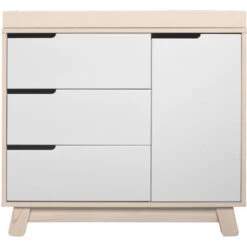 Babyletto Hudson 3-Drawer Changer Dresser With Removable Changing Tray -Kids Furniture M4223NXW White Background 01 d124e07a 27c2 4ed3 bbd2 b597c5c2e833