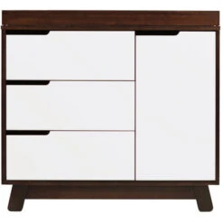 Babyletto Hudson 3-Drawer Changer Dresser With Removable Changing Tray -Kids Furniture M4223QW White Background 01 b6d85726 f986 4349 9497 240e4425b8d9