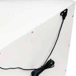 Babyletto Hudson Nightstand With USB Port -Kids Furniture M4260W White Background 05 8d4b58f2 c834 451c 8021 dc543f2ab666