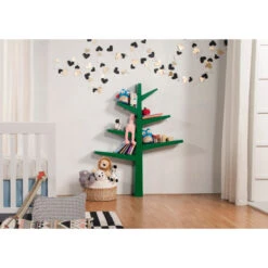 Babyletto Spruce Tree Bookcase -Kids Furniture M4626GR Lifestyle Main 02 04ccdd43 894d 4922 9442 5ca6e31b8093