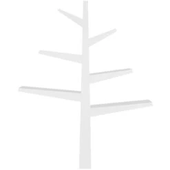 Babyletto Spruce Tree Bookcase -Kids Furniture M4626W White Background 01 f1f4ddcf 7344 4a71 84be b5ec3f2590b8