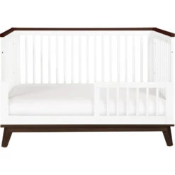 Babyletto Scoot 3-in-1 Convertible Crib With Toddler Bed Conversion Kit 29 Babyletto Scoot 3-in-1 Convertible Crib With Toddler Bed Conversion Kit -Kids Furniture M5801WL White Background 04 50844888 e0a0 4d8b af4a 6335bf2c57fb