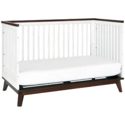 Babyletto Scoot 3-in-1 Convertible Crib With Toddler Bed Conversion Kit 30 Babyletto Scoot 3-in-1 Convertible Crib With Toddler Bed Conversion Kit -Kids Furniture M5801WL White Background 05 13deec6d 3b89 4eaf 8e56 9f84dfa957e5