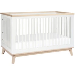 Babyletto Scoot 3-in-1 Convertible Crib With Toddler Bed Conversion Kit 24 Babyletto Scoot 3-in-1 Convertible Crib With Toddler Bed Conversion Kit -Kids Furniture M5801WNX White Background Main 01 ba4fd56d cbbb 41cd 8fac 9c57a52b2507