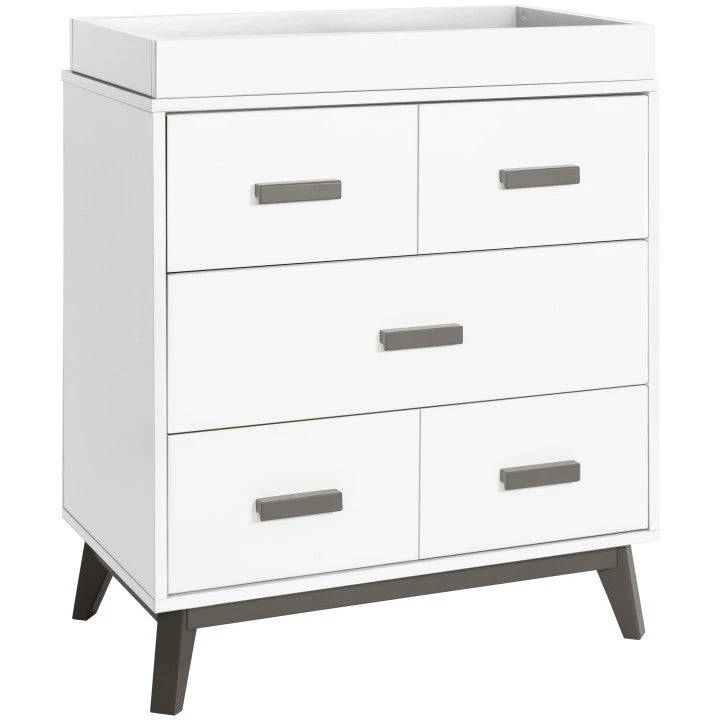 Babyletto Scoot 3-Drawer Changer Dresser With Removable Changing Tray 3 Babyletto Scoot 3-Drawer Changer Dresser With Removable Changing Tray