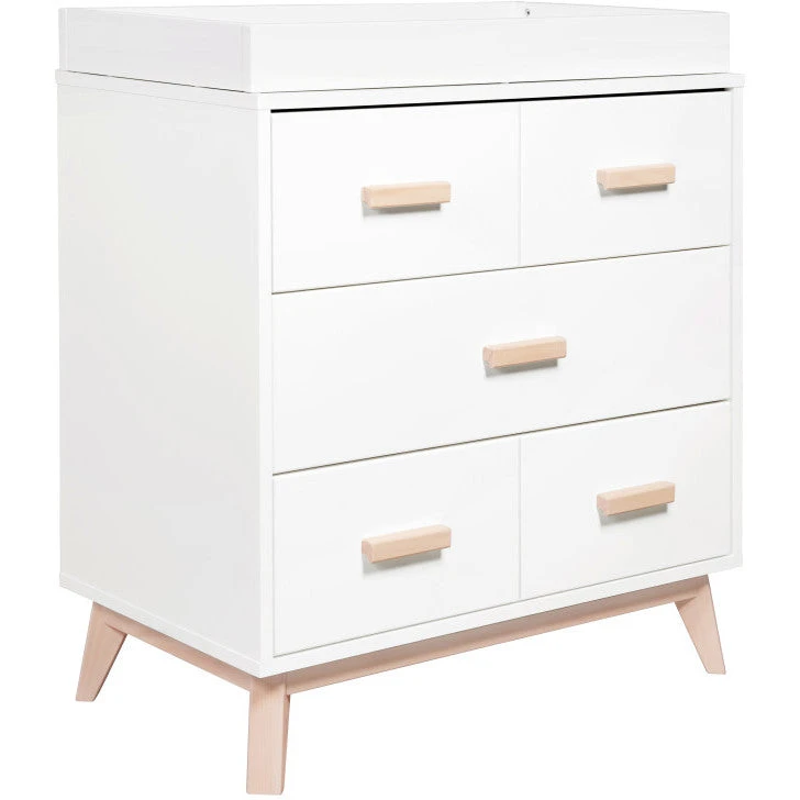 Babyletto Scoot 3-Drawer Changer Dresser With Removable Changing Tray 4 Babyletto Scoot 3-Drawer Changer Dresser With Removable Changing Tray - Image 2
