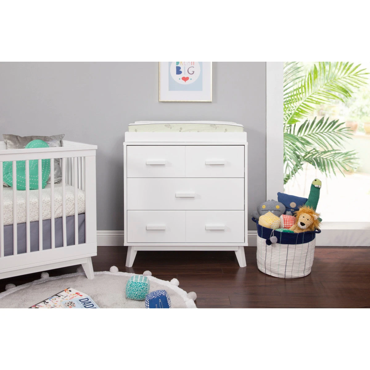 Babyletto Scoot 3-Drawer Changer Dresser With Removable Changing Tray 17 Babyletto Scoot 3-Drawer Changer Dresser With Removable Changing Tray - Image 15