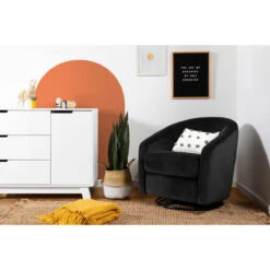 Babyletto Madison Swivel Glider 33 Babyletto Madison Swivel Glider -Kids Furniture M5887BLKV Lifestyle 07