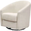 Babyletto Madison Swivel Glider -Kids Furniture M5887WB White Background Main 01
