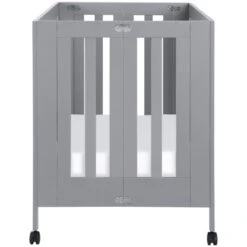 Babyletto Maki Full-Size Folding Crib With Toddler Bed Conversion Kit -Kids Furniture M6601G White Background 03 8de93678 4b65 4ce5 aa48 f0825d4cd786