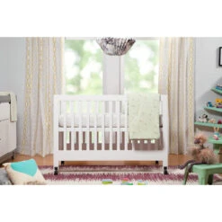 Babyletto Maki Full-Size Folding Crib With Toddler Bed Conversion Kit -Kids Furniture M6601W Lifestyle Main 11 f91819cd e6a5 4af7 ab81 d2444b11dccb