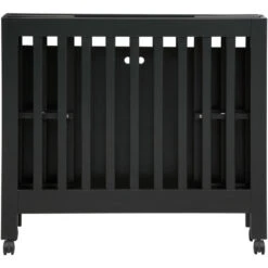 Babyletto Origami Mini Crib -Kids Furniture M6698B White Background 04