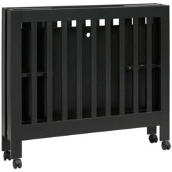 Babyletto Origami Mini Crib -Kids Furniture M6698B White Background 05