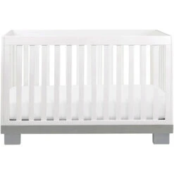 Babyletto Modo 3-in-1 Convertible Crib With Toddler Bed Conversion Kit 39 Babyletto Modo 3-in-1 Convertible Crib With Toddler Bed Conversion Kit -Kids Furniture M6701GW White Background 02 c907f465 4df5 4857 95c2 07bf06bdc371