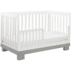 Babyletto Modo 3-in-1 Convertible Crib With Toddler Bed Conversion Kit 40 Babyletto Modo 3-in-1 Convertible Crib With Toddler Bed Conversion Kit -Kids Furniture M6701GW White Background 03 4da2511f 14bc 4b4b bf7e d31e4c4f0429