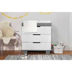 Babyletto Modo 3-Drawer Changer Dresser With Removable Changing Tray -Kids Furniture M6723GW Lifestyle Main 02 29e048e5 f3c0 4cae b444 402f9ba66200