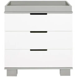 Babyletto Modo 3-Drawer Changer Dresser With Removable Changing Tray -Kids Furniture M6723GW White Background 01 ff53c4c8 eaa6 41e1 89ee 9676d4b5df1a