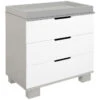 Babyletto Modo 3-Drawer Changer Dresser With Removable Changing Tray -Kids Furniture M6723GW White Background Main 00 dd66a179 35db 46a5 a0a6 a2a57c2e17d0