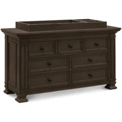 Franklin & Ben Classic Double Wide Dresser -Kids Furniture M7616TR White Background 03 09c299be 54f0 4912 8b89 03a4a45f4147