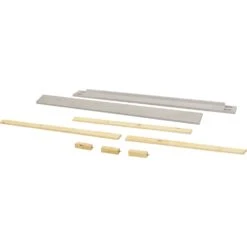 Franklin & Ben Universal Full-Bed Conversion Rails -Kids Furniture M7689LF White Background Main 00 6821d95c 0946 4d05 ae40 7dbb7068d6c7