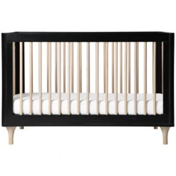 Babyletto Lolly 3-in-1 Convertible Crib With Toddler Bed Conversion Kit -Kids Furniture M9001BNX White Background 02 ba4ccdf0 919a 4eb9 9a32 a5f17c3872fa