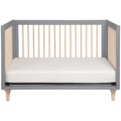 Babyletto Lolly 3-in-1 Convertible Crib With Toddler Bed Conversion Kit -Kids Furniture M9001GNX White Background 06 3a8083e7 0f09 4de2 94bf 67c3c1ad997c