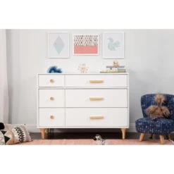 Babyletto Lolly 6-Drawer Assembled Double Dresser 36 Babyletto Lolly 6-Drawer Assembled Double Dresser -Kids Furniture M9016WN Lifestyle 14 fd71e8b7 4af0 4f87 bbfa 39e9e47dc0ab