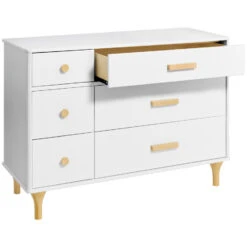 Babyletto Lolly 6-Drawer Assembled Double Dresser 40 Babyletto Lolly 6-Drawer Assembled Double Dresser -Kids Furniture M9016WN White Background 03 02afe48a 039c 409d 9f5a 2e4a25284551