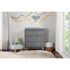 Babyletto Lolly 3-Drawer Changer Dresser With Removable Changing Tray -Kids Furniture M9023GNX Lifestyle Main 04