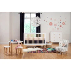 Babyletto Lolly 3-Drawer Changer Dresser With Removable Changing Tray -Kids Furniture M9023WN Lifestyle 05