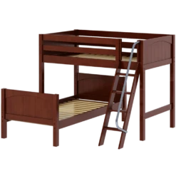 Maxtrix Twin L-Shaped Bunk Bed 27 Maxtrix Twin L-Shaped Bunk Bed -Kids Furniture MASH1 CP