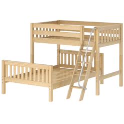 Maxtrix L-Shaped Twin Over Full Bunk Bed