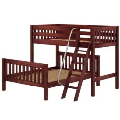 Maxtrix L-Shaped Twin Over Full Bunk Bed -Kids Furniture MAX CS