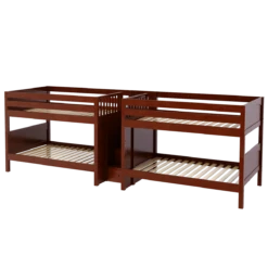 Maxtrix Full Low Quadruple Bunk Bed With Stairs -Kids Furniture MEGA CP 3646e722 5efd 481f a8bc 16760a454ac1