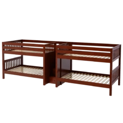 Maxtrix Full Low Quadruple Bunk Bed With Stairs -Kids Furniture MEGA CS 6d0bc5dd 0af2 4989 b6bb a0c470de88aa