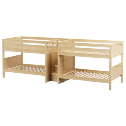 Maxtrix Full Low Quadruple Bunk Bed With Stairs -Kids Furniture MEGA NP dd6a66ea bcee 4baa ab2a 74cf836e6e98